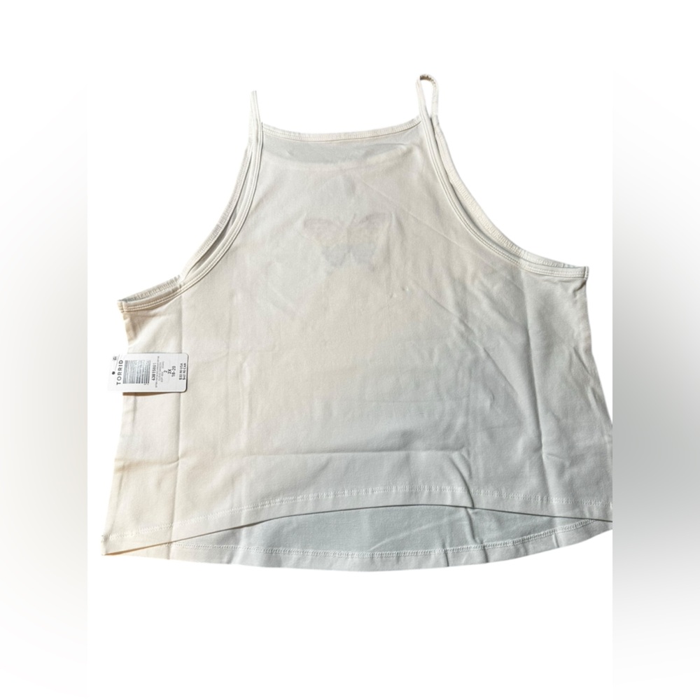 Torrid High Neck Embroidered Butterfly Cami NWT - Picture 4 of 6